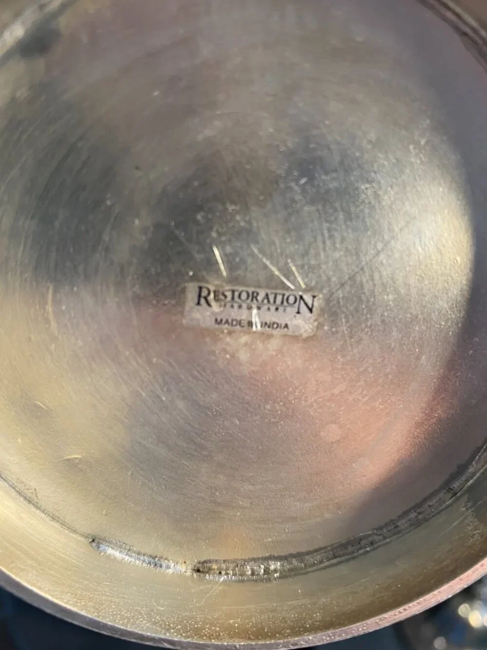 Restoration Hardware Vintage Art Deco Silver Plate Coffee Server Pot - As Is